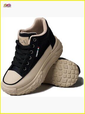 Chunky Platform Sneakers Mesh Dad Walking Shoes Comfortable Breathable Casual